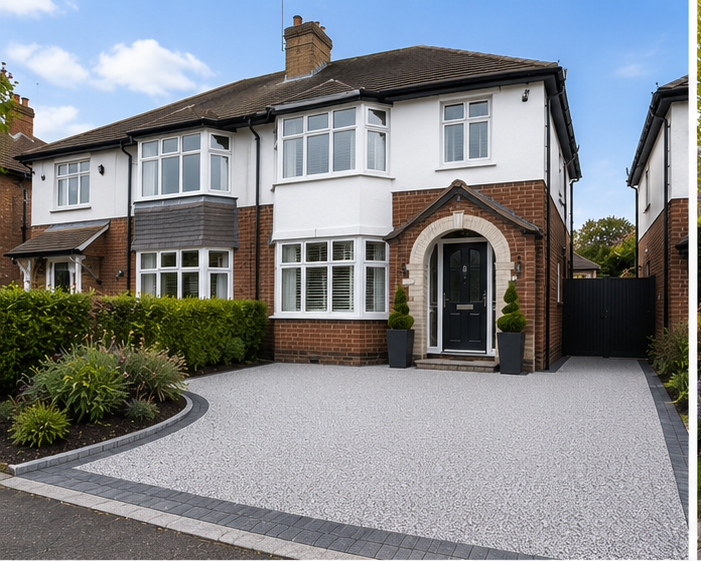 Resin driveway
