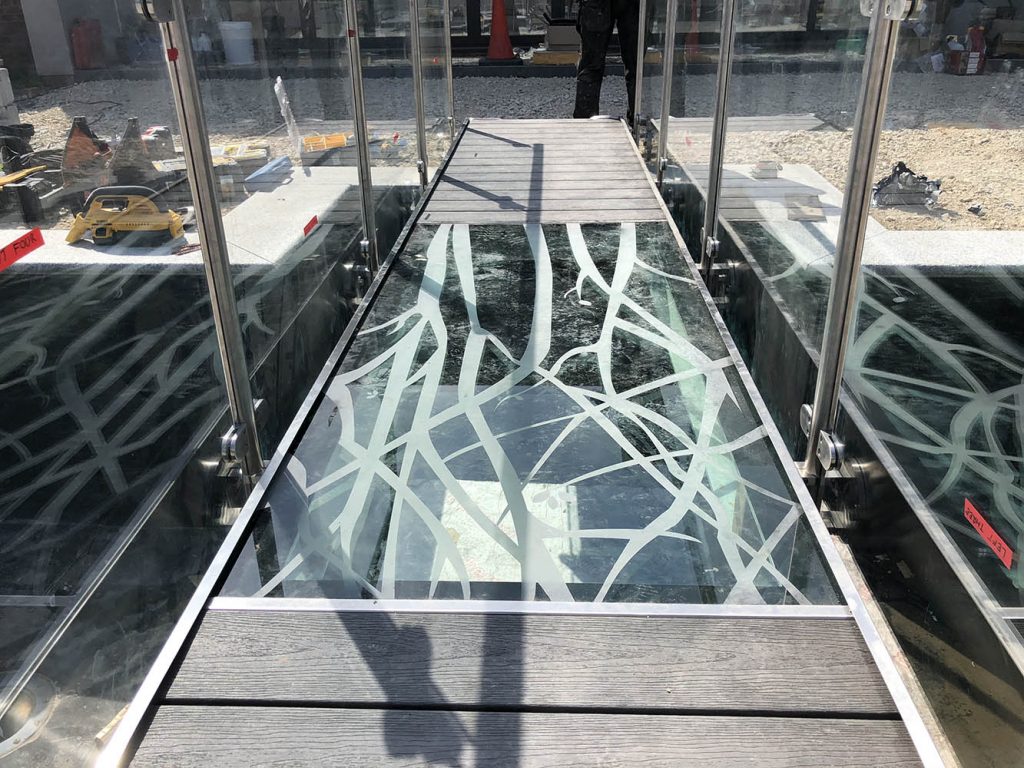 Bridge work in blackpool